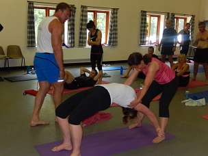 Matt Miller teaches SPFit members in Sherborne